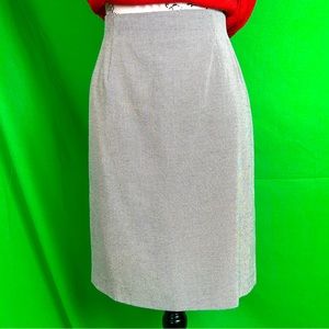 Vintage et vous Houndstooth High Waist Mini Skirt. Size 12. Pencil / Godet.